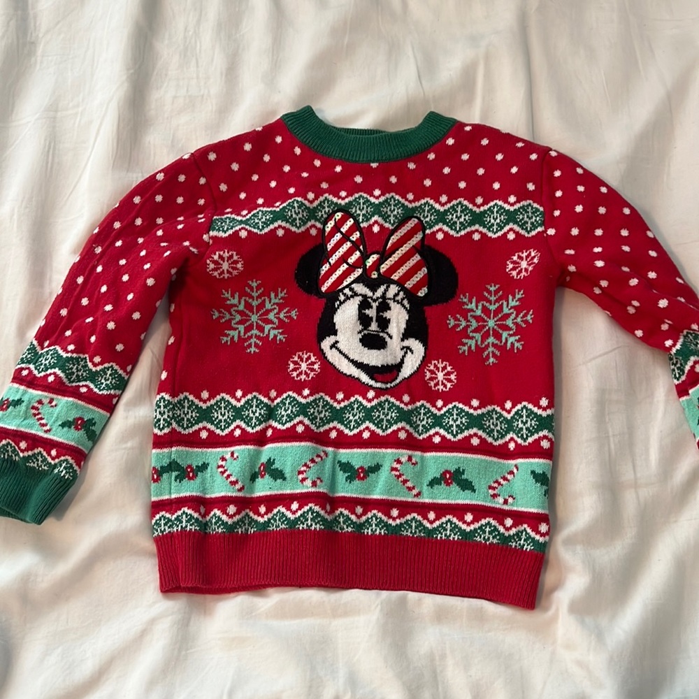 Kid’s Christmas Disney/Minnie sweater size 2